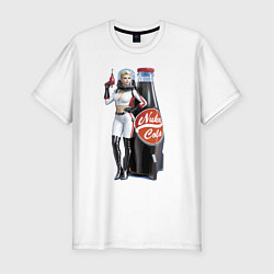 Футболка slim-fit Nuka Cola Fallout Hero, цвет: белый