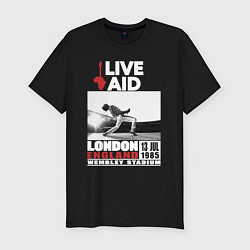 Футболка slim-fit QUEEN LIVE AID 1985, цвет: черный