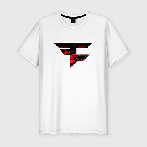 Мужская slim-футболка Faze Clan 202223 / Белый – фото 1