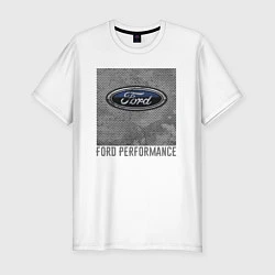 Футболка slim-fit Ford Performance, цвет: белый