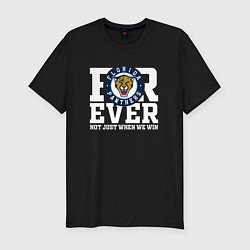 Футболка slim-fit Florida Panthers Флорида Пантерз FOREVER NOT JUST, цвет: черный