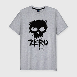Мужская slim-футболка Zero skull