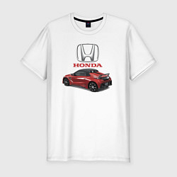 Футболка slim-fit Honda Japan, цвет: белый