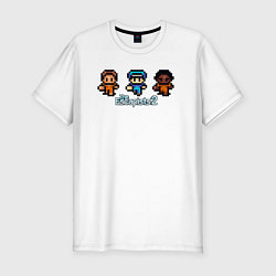 Мужская slim-футболка Characters The Escapists 2