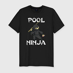 Футболка slim-fit POOL NINJA, цвет: черный