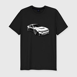 Футболка slim-fit Nissan Silvia S13 RB, цвет: черный