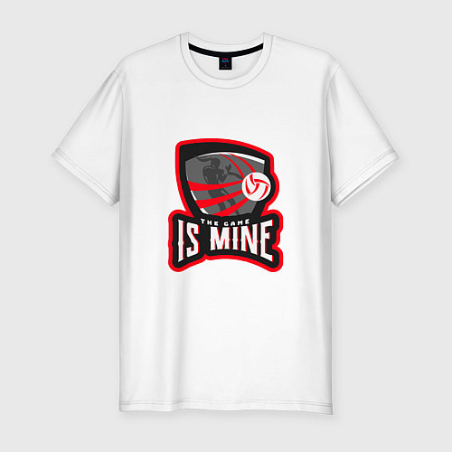 Мужская slim-футболка The Game Is Mine / Белый – фото 1