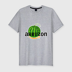 Мужская slim-футболка Арбузон