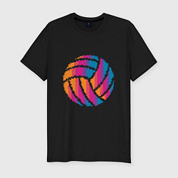 Футболка slim-fit Ball Volleyball, цвет: черный