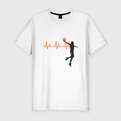 Футболка slim-fit Basketball Pulse, цвет: белый