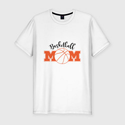 Футболка slim-fit Basketball Mom, цвет: белый