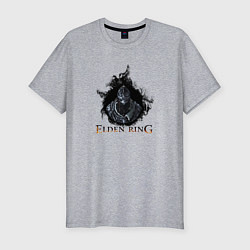 Мужская slim-футболка Elden Ring - Knight