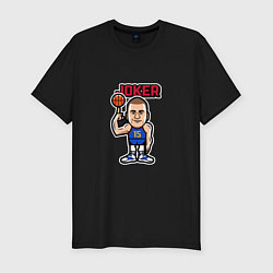 Футболка slim-fit Nikola Jokic, цвет: черный