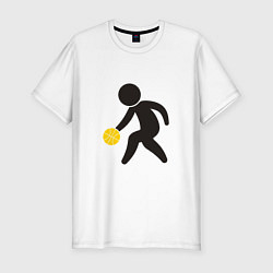 Мужская slim-футболка Ball Life