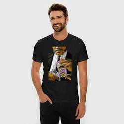 Футболка slim-fit Samuel, цвет: черный — фото 2