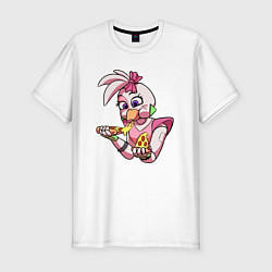 Футболка slim-fit Five Nights at Freddys: Security Breach - Глэмрок, цвет: белый