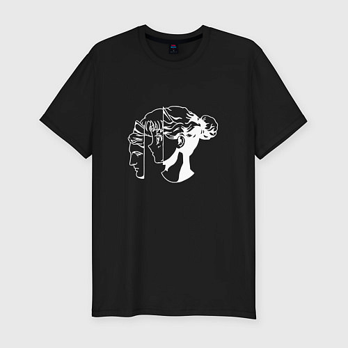 Мужская slim-футболка Античная Сейлор Мун / Черный – фото 1