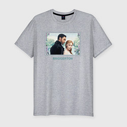 Футболка slim-fit Bridgerton love couple, цвет: меланж