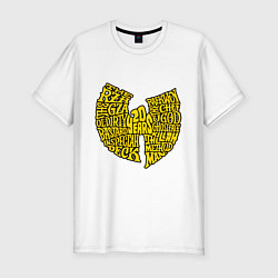 Футболка slim-fit Wu Names, цвет: белый