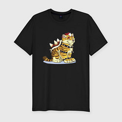 Футболка slim-fit Super Mario Вымышленный персонаж Tiger, цвет: черный