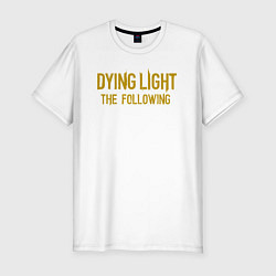 Мужская slim-футболка Dying light zombie