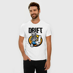 Футболка slim-fit Drift Hype Cool Hare, цвет: белый — фото 2