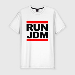 Футболка slim-fit Run JDM Japan, цвет: белый