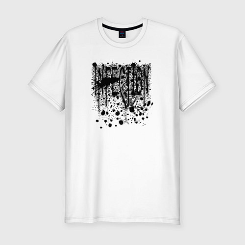 Мужская slim-футболка Infection / Белый – фото 1