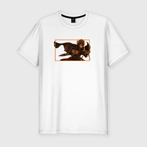 Мужская slim-футболка Великий Торфинн / Белый – фото 1