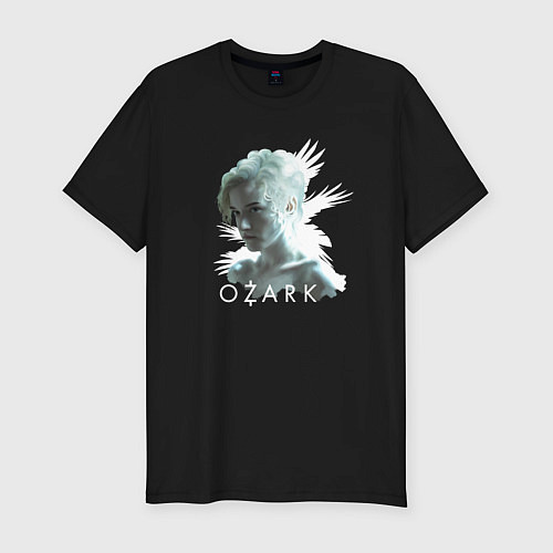 Мужская slim-футболка Charlotte Ozark / Черный – фото 1