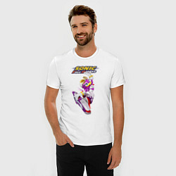 Футболка slim-fit Wave the Swallow Sonic Free Riders Ласточка Вейв С, цвет: белый — фото 2