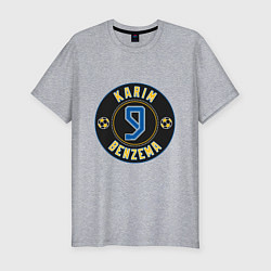 Мужская slim-футболка Benzema 9