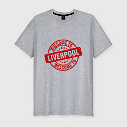 Футболка slim-fit Welcome To Liverpool, цвет: меланж