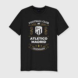 Футболка slim-fit Atletico Madrid FC 1, цвет: черный