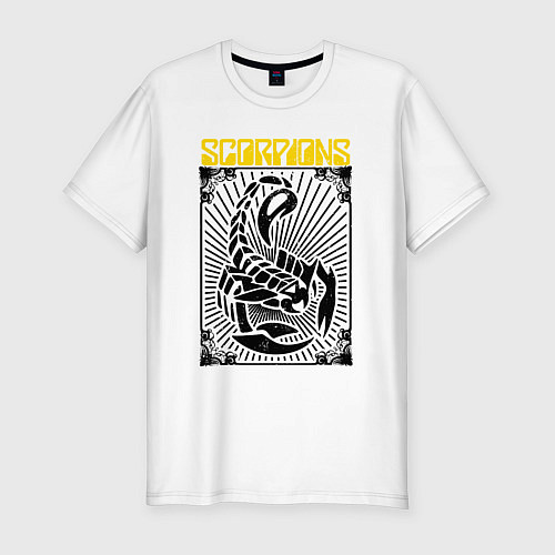 Мужская slim-футболка Scorpions - Rock Believer / Белый – фото 1
