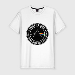 Футболка slim-fit PINK FLOYD THE DARK SIDE OF THE MOON, цвет: белый