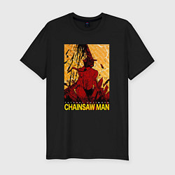 Футболка slim-fit CHAINSAW MAN DENJI, цвет: черный