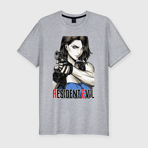 Мужская slim-футболка Jill RE3 / Меланж – фото 1