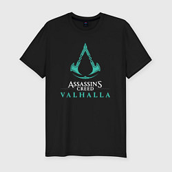 Мужская slim-футболка Assassins creed valhalla