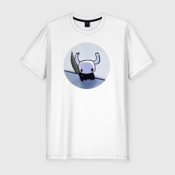 Футболка slim-fit Он тебе не милашка Hollow Knight, цвет: белый