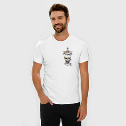 Футболка slim-fit Изгнание грешника, цвет: белый — фото 2