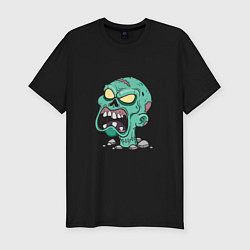 Мужская slim-футболка Scary Zombie