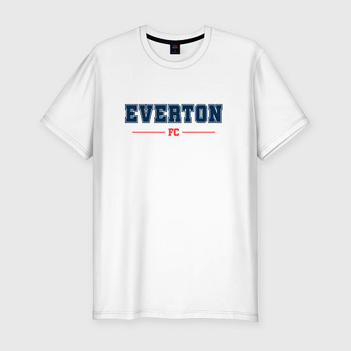 Мужская slim-футболка Everton FC Classic / Белый – фото 1