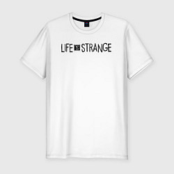 Футболка slim-fit Life Is Strange Game logo, цвет: белый