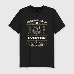 Футболка slim-fit Everton FC 1, цвет: черный