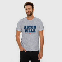 Футболка slim-fit Aston Villa FC Classic, цвет: меланж — фото 2