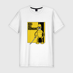 Футболка slim-fit Bender - Kill Bill, цвет: белый