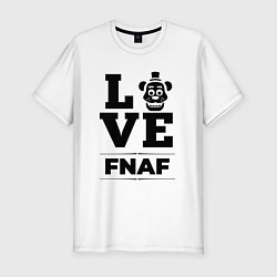 Мужская slim-футболка FNAF Love Classic