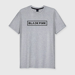 Футболка slim-fit BLACKPINK LOGO, цвет: меланж