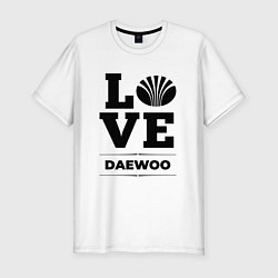 Футболка slim-fit Daewoo Love Classic, цвет: белый